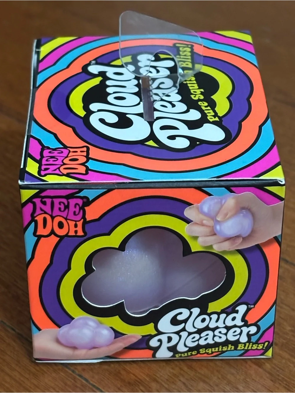 Viral Cloud Pleaser NeeDoh - Purple Sparkle Squish New Release